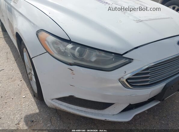 3FA6P0UU2JR166790 2018 FORD FUSION HYBRID White Vista frontal
