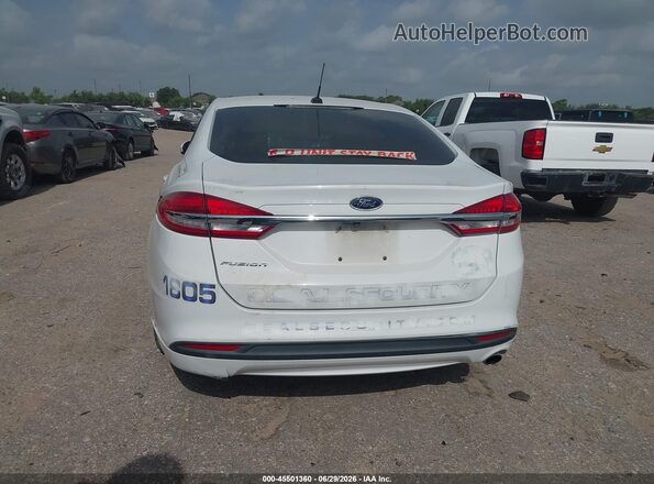 3FA6P0UU2JR166790 2018 FORD FUSION HYBRID White 
