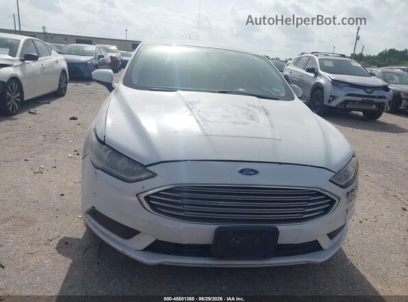 3FA6P0UU2JR166790 2018 FORD FUSION HYBRID White Vista del cuadro de instrumentos