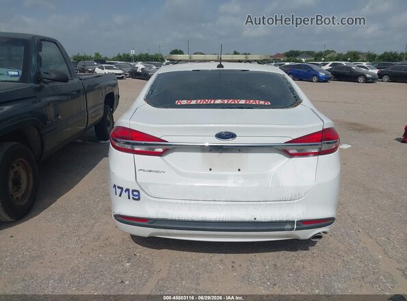 3FA6P0UU2JR180527 2018 FORD FUSION HYBRID White 