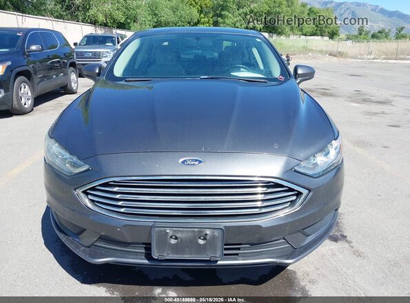 3FA6P0UU2JR198381 2018 FORD FUSION HYBRID Gray 