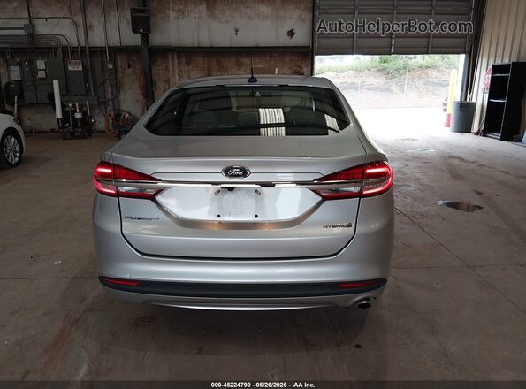 3FA6P0UU2JR271393 2018 FORD FUSION HYBRID Silver 