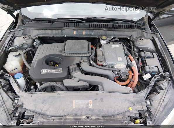 3FA6P0UU2JR271460 2018 FORD FUSION HYBRID Gray Vista trasera