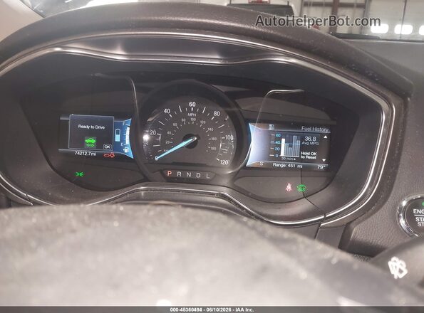 3FA6P0UU3JR100412 2018 FORD FUSION HYBRID Black უკანა სავარძლების ხედი