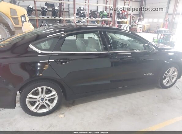 3FA6P0UU3JR100412 2018 FORD FUSION HYBRID Black 