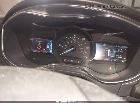 3FA6P0UU3JR100412 2018 FORD FUSION HYBRID Black 