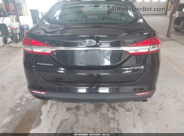 3FA6P0UU3JR100412 2018 FORD FUSION HYBRID Black 