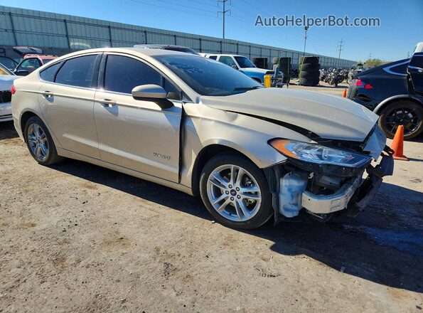 3FA6P0UU3JR100989 2018 FORD FUSION Gold 