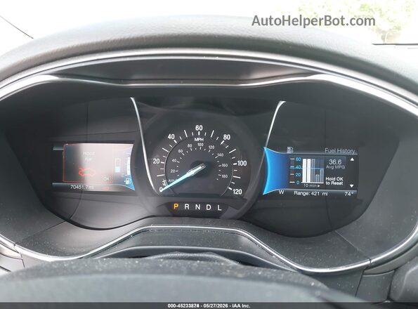 3FA6P0UU3JR101169 2018 FORD FUSION HYBRID Серебряный Вид задних сидений