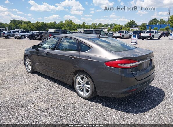 3FA6P0UU3JR254487 2018 FORD FUSION HYBRID Silver Задня ліва чверть