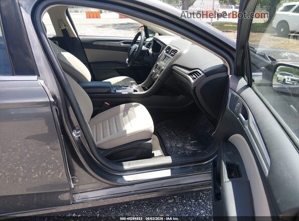 3FA6P0UU3JR254487 2018 FORD FUSION HYBRID Silver Вид салону спереду