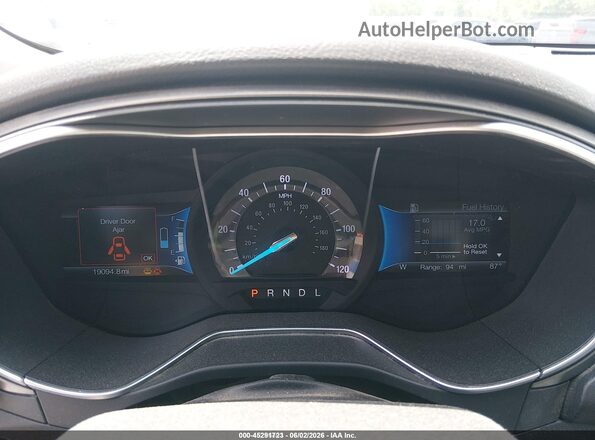 3FA6P0UU3JR254487 2018 FORD FUSION HYBRID Silver Вид задніх сидінь