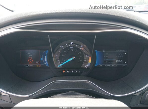 3FA6P0UU3JR254487 2018 FORD FUSION HYBRID Silver 