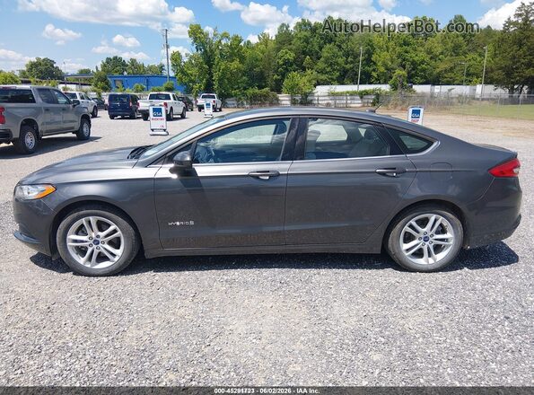 3FA6P0UU3JR254487 2018 FORD FUSION HYBRID Silver Панорамний вид салону 360°