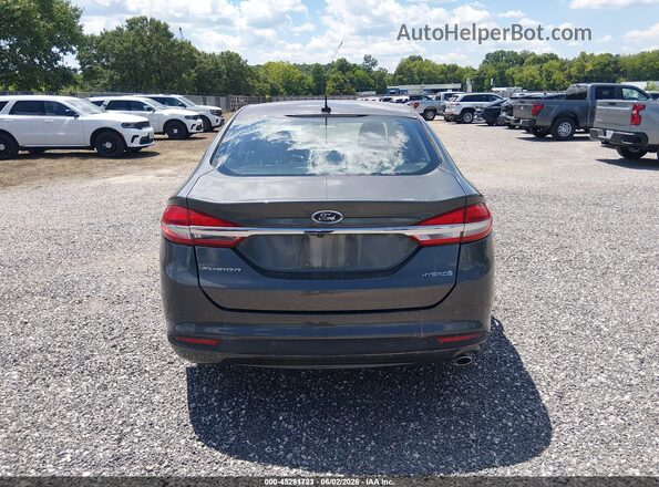 3FA6P0UU3JR254487 2018 FORD FUSION HYBRID Silver 