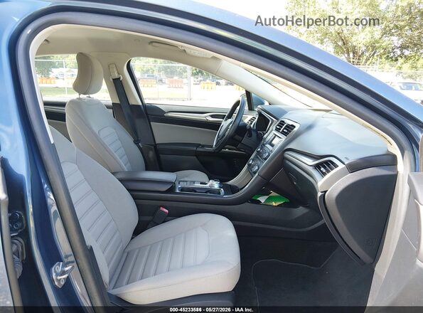 3FA6P0UU3JR254490 2018 FORD FUSION HYBRID Blue Սալոնի դիմացի տեսք