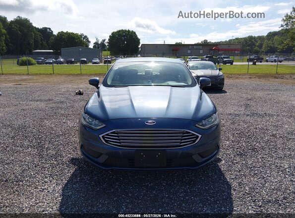 3FA6P0UU3JR254490 2018 FORD FUSION HYBRID Blue Սարքավորումների վահանակի տեսք