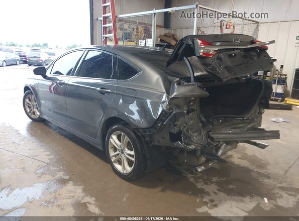 3FA6P0UU3JR261634 2018 FORD FUSION HYBRID Gray Հետևի ձախ