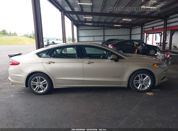 3FA6P0UU3JR273752 2018 FORD FUSION HYBRID Gold 