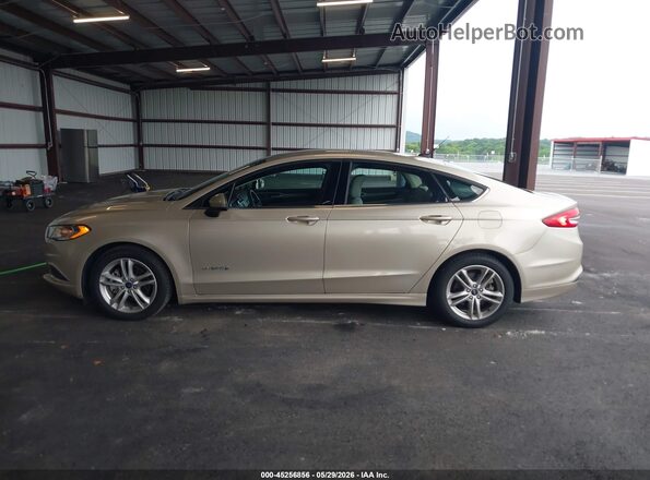 3FA6P0UU3JR273752 2018 FORD FUSION HYBRID Gold 