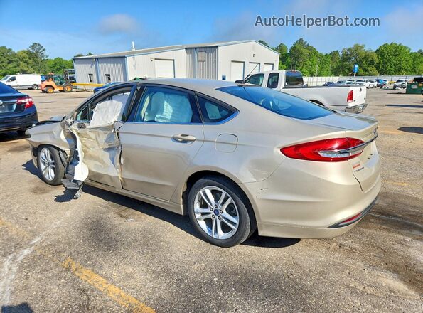 3FA6P0UU4JR157007 2018 FORD FUSION Gold Tył lewy