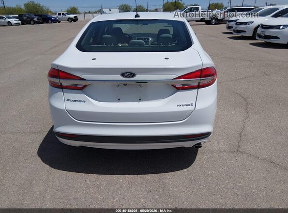 3FA6P0UU5JR212726 2018 FORD FUSION HYBRID White 