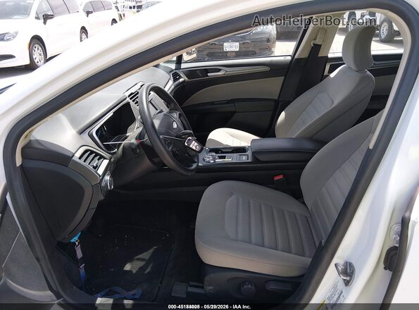3FA6P0UU5JR212726 2018 FORD FUSION HYBRID White Widok wnętrza 360 stopni