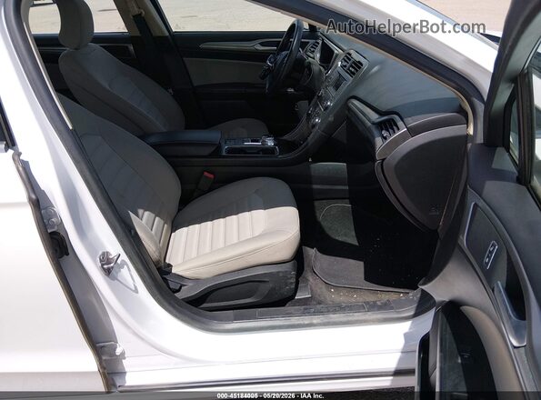 3FA6P0UU5JR212726 2018 FORD FUSION HYBRID White Widok wnętrza z przodu
