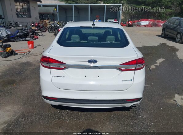 3FA6P0UU5JR281982 2018 FORD FUSION HYBRID Белый 