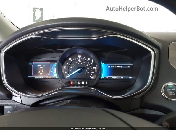 3FA6P0UU5JR282033 2018 FORD FUSION HYBRID Синий Вид задних сидений