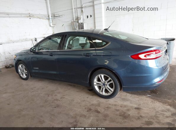 3FA6P0UU5JR282033 2018 FORD FUSION HYBRID Синий 