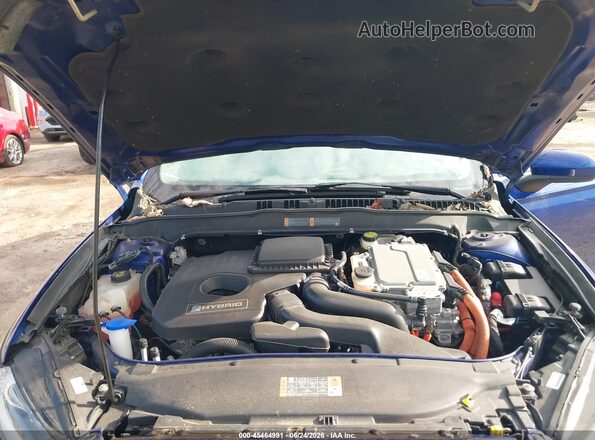 3FA6P0UU6GR142033 2016 FORD FUSION HYBRID Blue Vista trasera