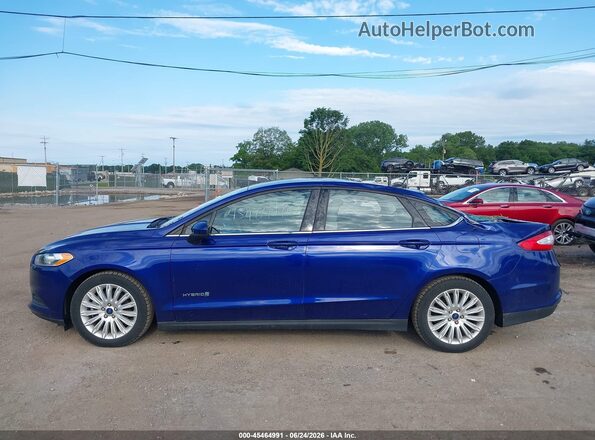 3FA6P0UU6GR142033 2016 FORD FUSION HYBRID Blue 
