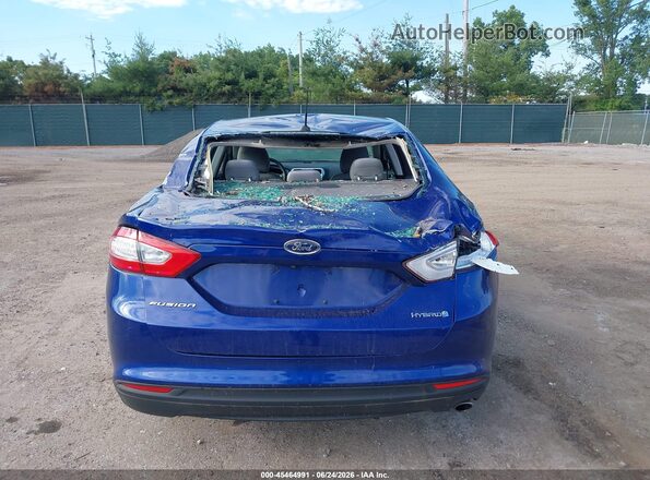3FA6P0UU6GR142033 2016 FORD FUSION HYBRID Blue 