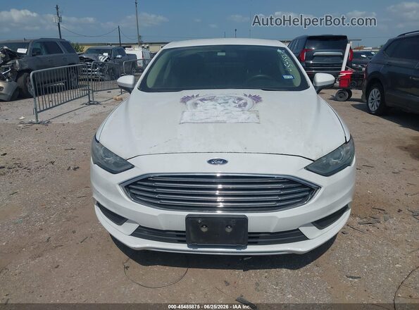 3FA6P0UU7JR186243 2018 FORD FUSION HYBRID White Սարքավորումների վահանակի տեսք