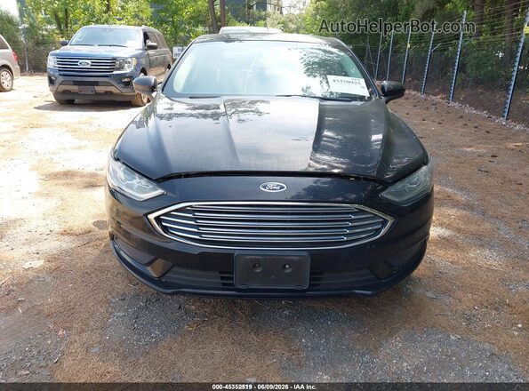 3FA6P0UU7JR212730 2018 FORD FUSION HYBRID Black Դիմացի տեսք