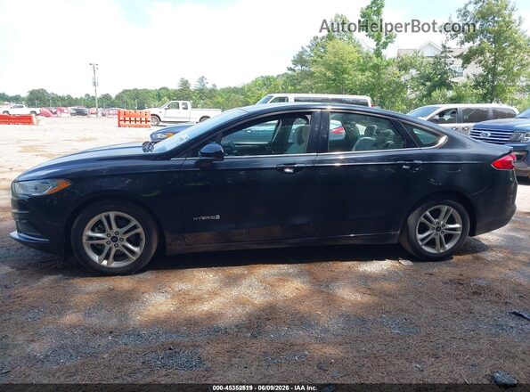 3FA6P0UU7JR212730 2018 FORD FUSION HYBRID Black Սալոնի 360 աստիճան տեսք