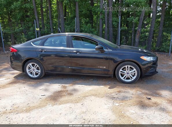 3FA6P0UU7JR212730 2018 FORD FUSION HYBRID Black Սալոնի հետևի տեսք