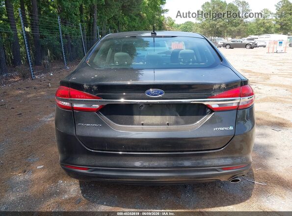 3FA6P0UU7JR212730 2018 FORD FUSION HYBRID Black 