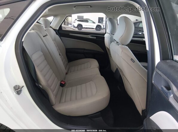3FA6P0UU8JR243632 2018 FORD FUSION HYBRID White 