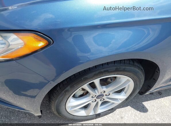 3FA6P0UU8JR254646 2018 FORD FUSION HYBRID Blue 