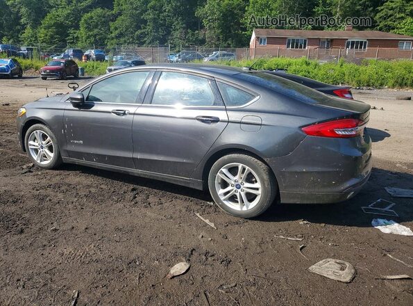 3FA6P0UU9JR122883 2018 FORD FUSION Серый Задняя левая четверть
