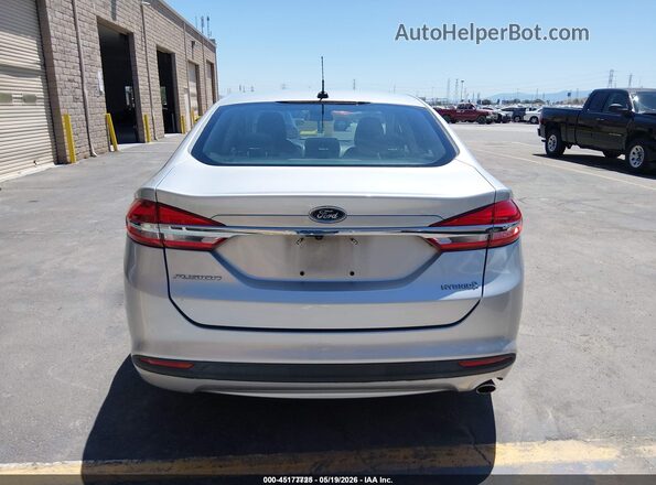 3FA6P0UU9JR271441 2018 FORD FUSION HYBRID Silver 
