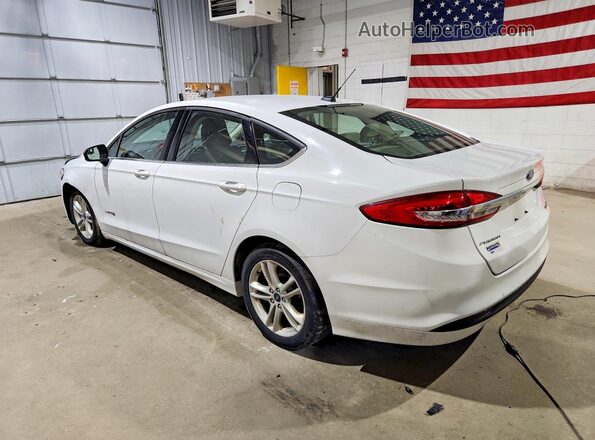 3FA6P0UUXJR192876 2018 FORD FUSION White Trasero izquierdo