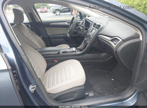 3FA6P0UUXJR235967 2018 FORD FUSION HYBRID Синий Вид салона спереди