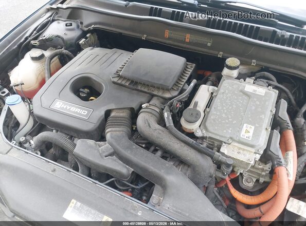 3FA6P0UUXJR235967 2018 FORD FUSION HYBRID Синий Вид сзади
