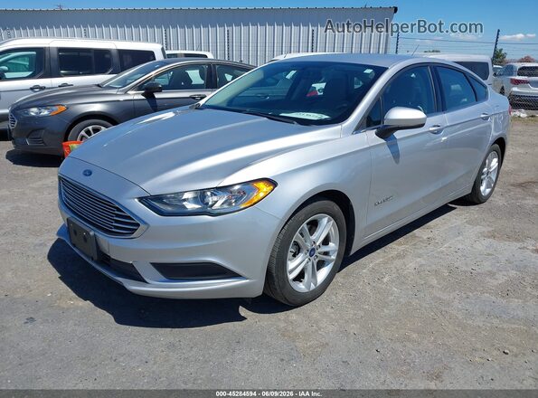 3FA6P0UUXJR243602 2018 FORD FUSION HYBRID Silver 