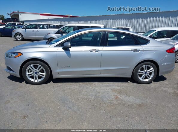 3FA6P0UUXJR243602 2018 FORD FUSION HYBRID Silver 