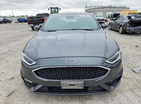 3FA6P0VP2HR219863 2017 FORD FUSION Серый Вид спереди