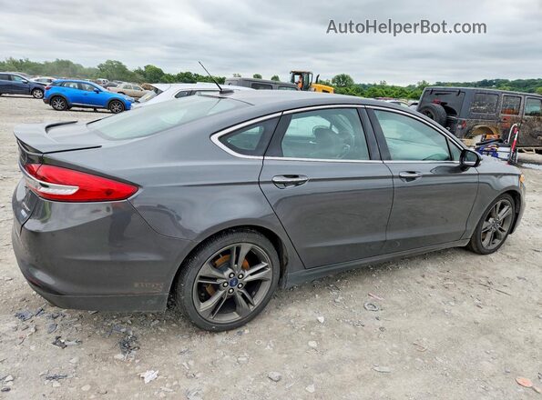 3FA6P0VP2HR219863 2017 FORD FUSION Серый Задняя правая четверть